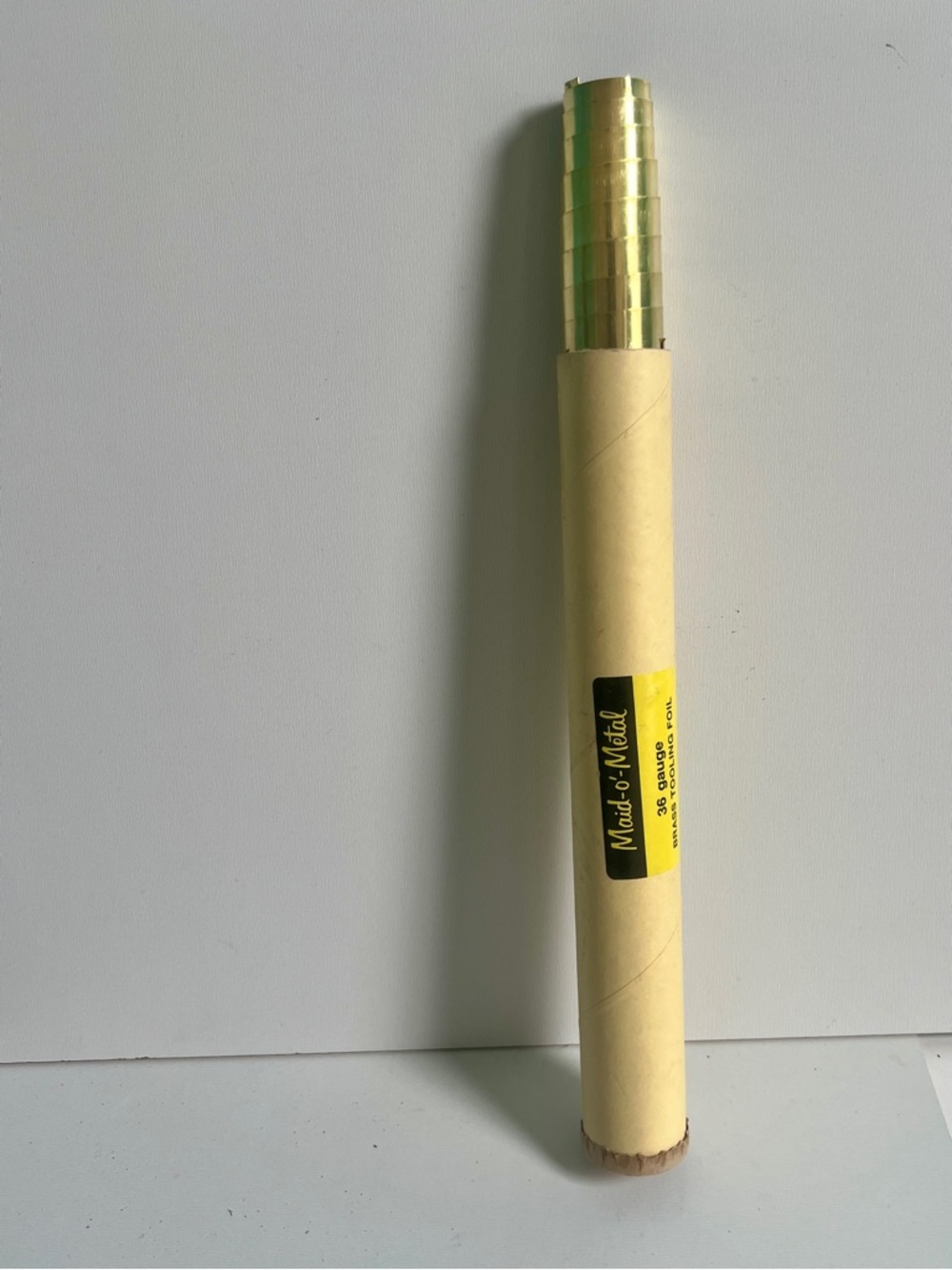 Vintage Maid o Metal Brass Tooling Foil Roll - Picture 5 of 5